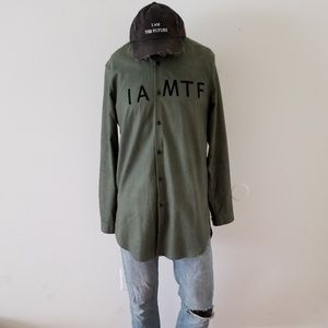 Extended Button up Shirt